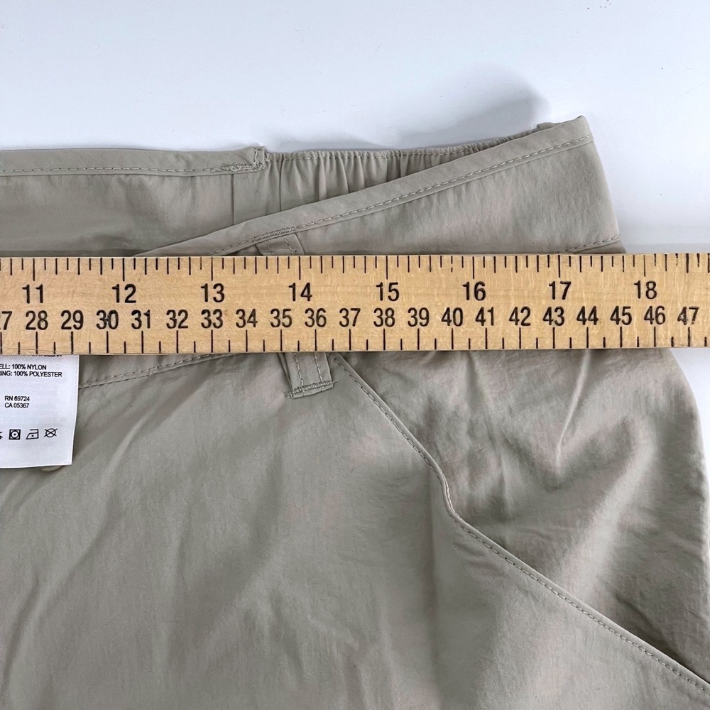 Columbia PFG Convertible Cargo Pants Zip Off Khaki Tan Size L Fishing Hiking - Picture 7 of 8
